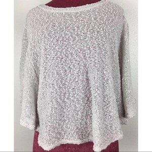 Style & Co Gray Sequins Sweater Cape poncho